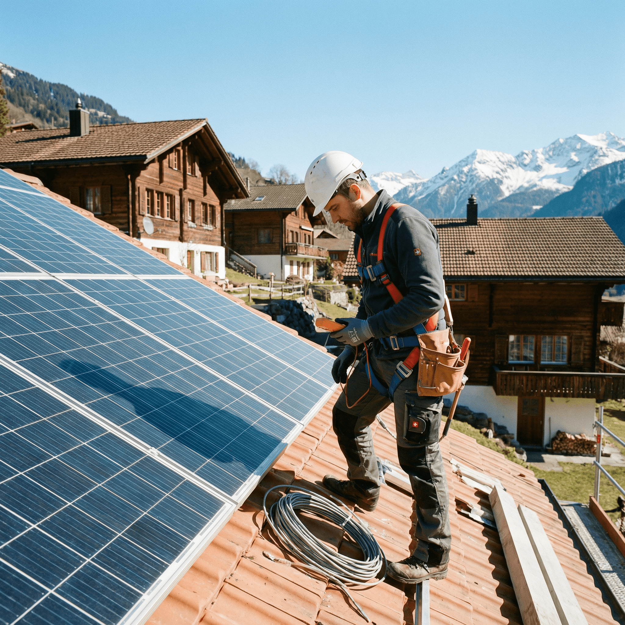 Solaranlage Installation St. Gallen