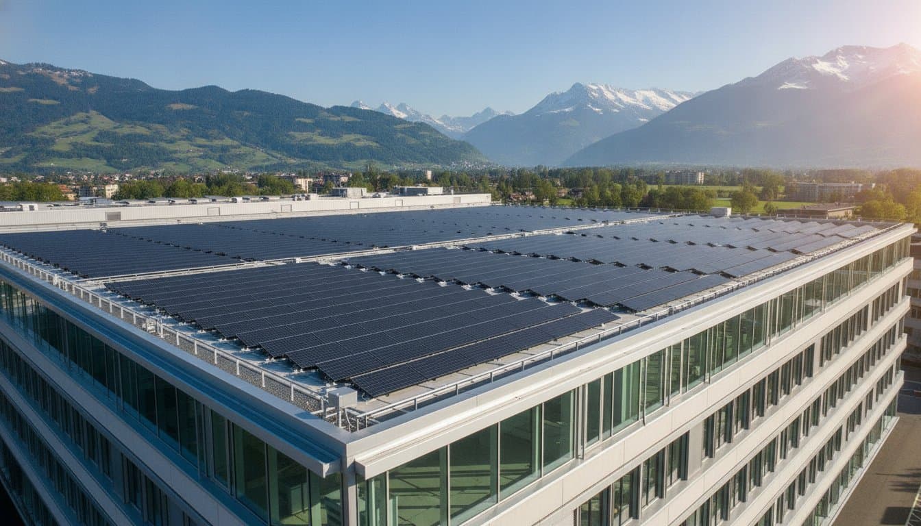 Solaranlage für Gewerbeimmobilien in der Schweiz: Der ultimative Ratgeber 2026
