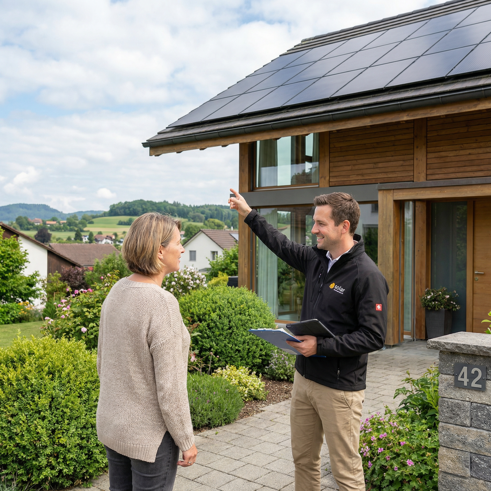 Installation solaire Suisse